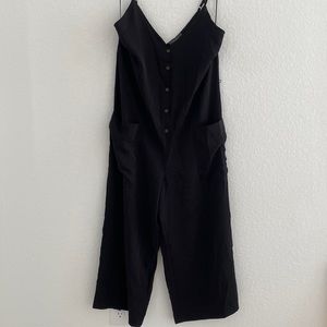 DRESS FORUM BLACK WIDE LEG JUMPSUIT